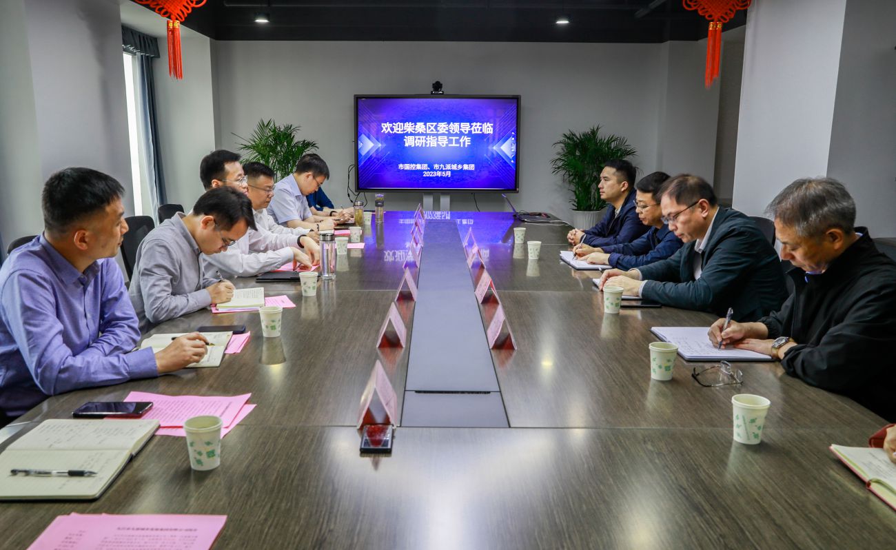 柴桑區(qū)委書記盛煒一行來訪市國控集團、市九派城鄉(xiāng)發(fā)展集團